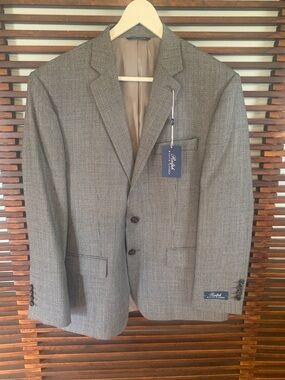 🎉NEW LISTING!🎉Ralph Lauren Men's Gray Patterned Blazer